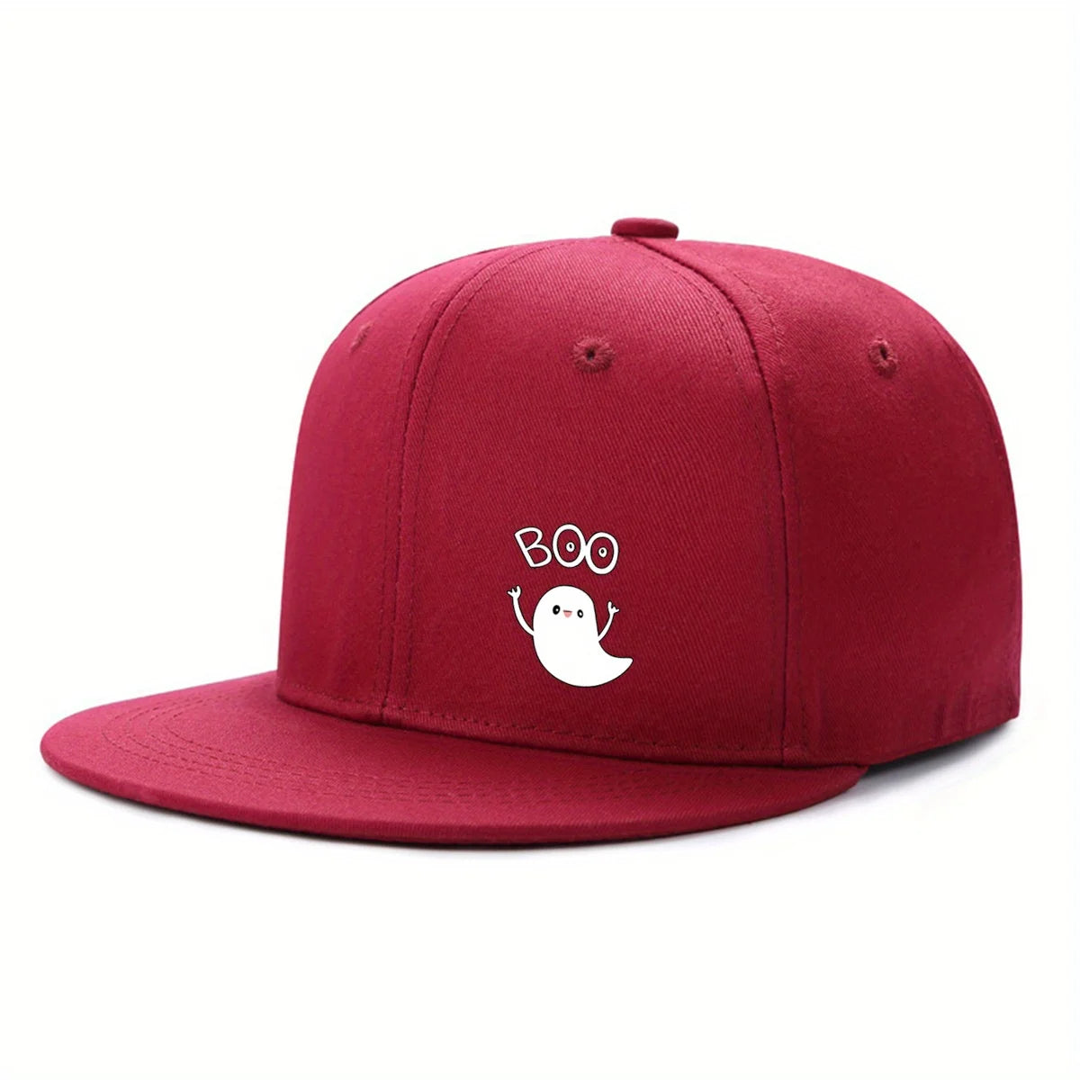 Festive Cap With Ghost Design Perfect For Halloween