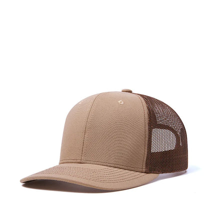 High Quality Mesh Baseball Cap Women Men Summer Cotton Breathable Sunhat