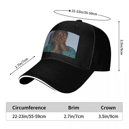 Beautiful Distorted Woman Low Profile Baseball Cap