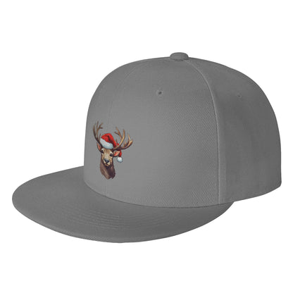 Fashion Adorable Christmas Reindeer Snapback Cap