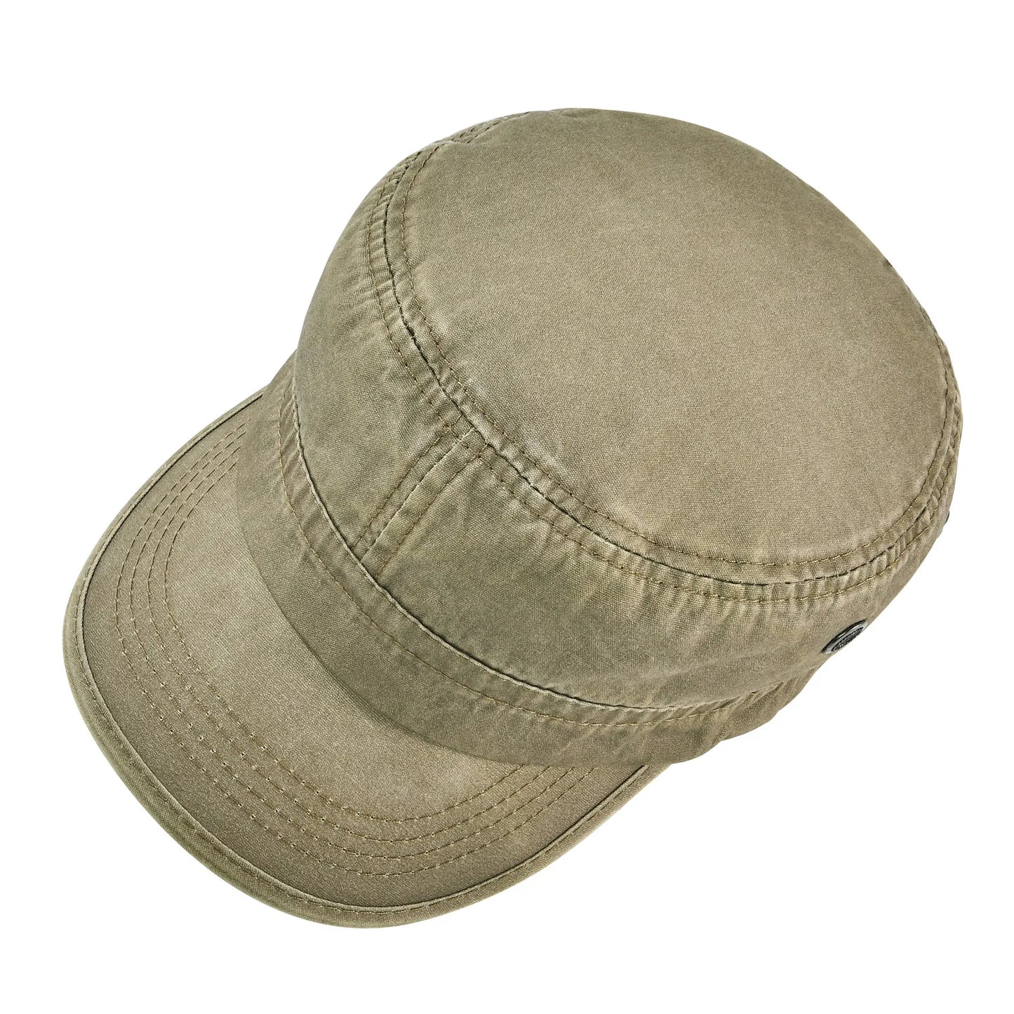 Military Cap Men Washed Cotton Fashion Design Flat Baseball Cap Size 57- 60cm