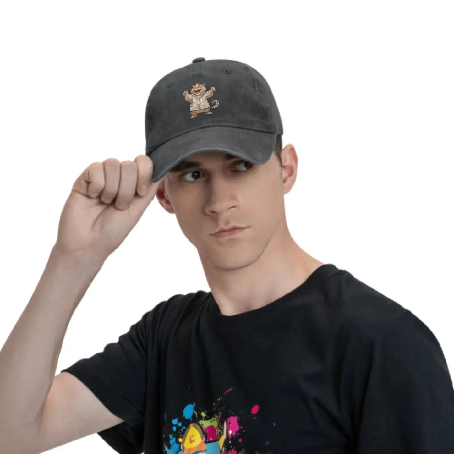 Retro Anime Graphic Outdoor Baseball Cap
