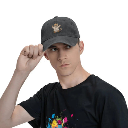 Retro Anime Graphic Outdoor Baseball Cap