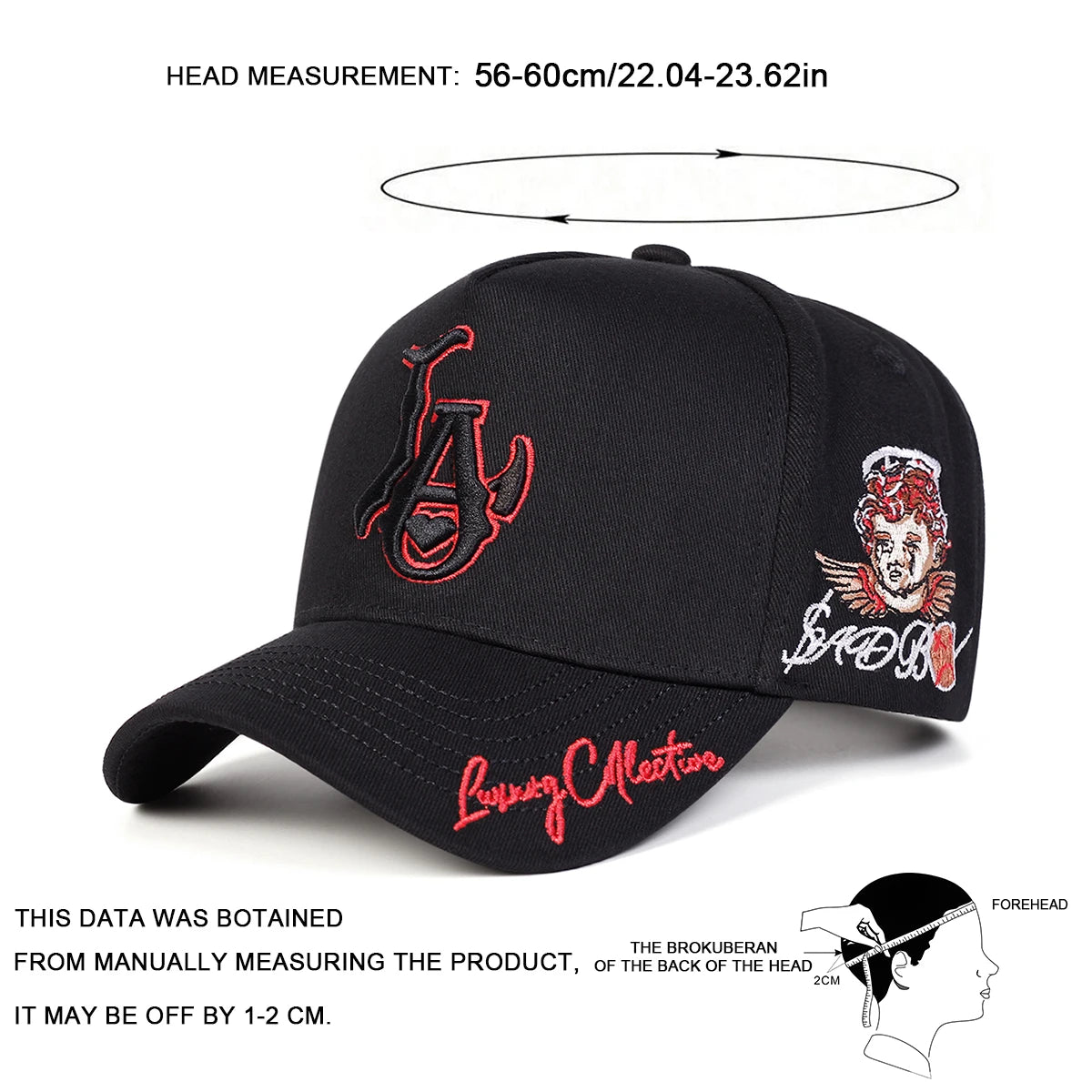 LA Love Embroidery Outdoor Baseball Cap
