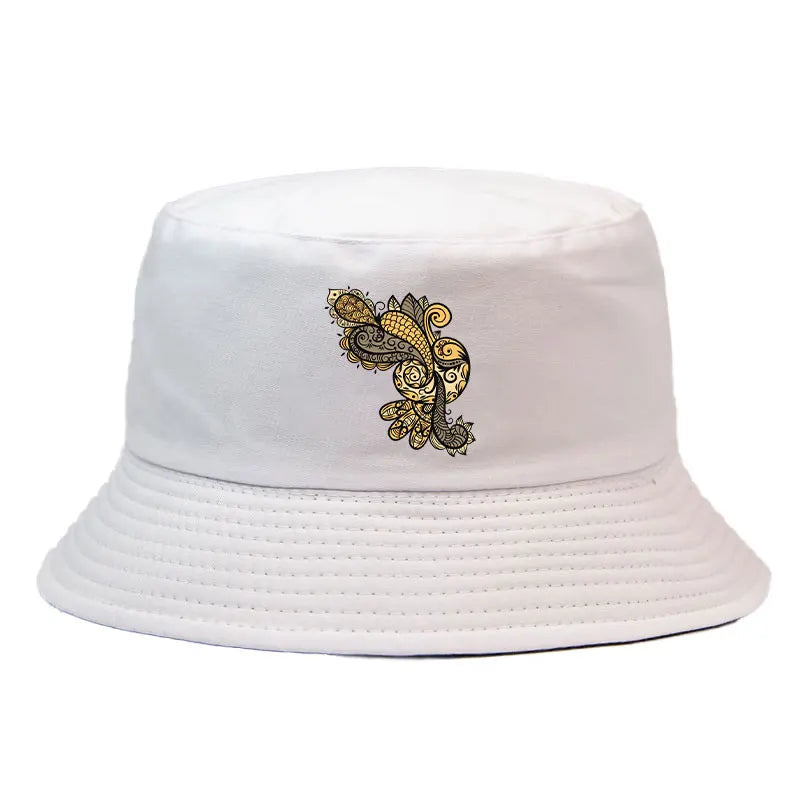 Paisley Print Reversible Bucket Hat