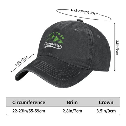 Time To Go Camping Baseball Cap
