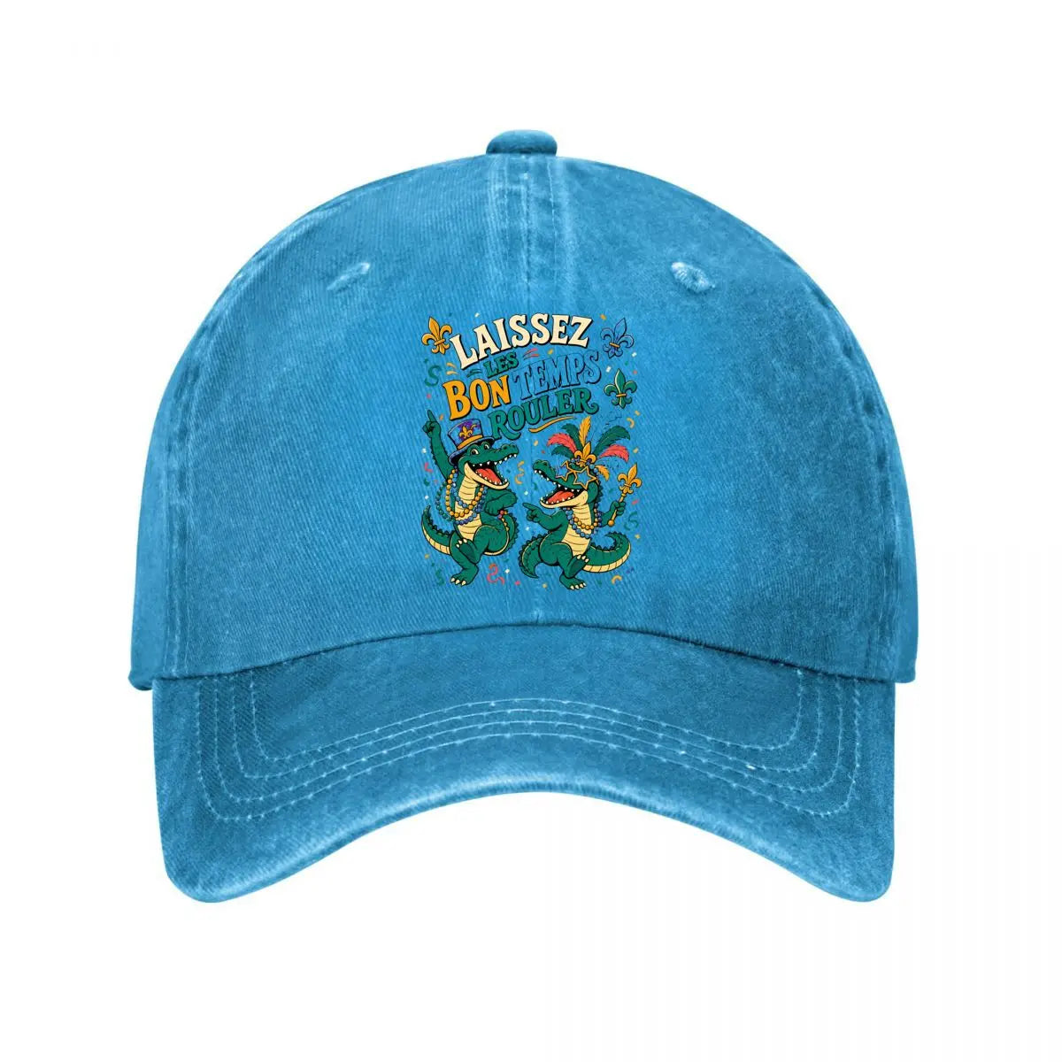 Mardi Gras Gator Party Parade 2026 Baseball Cap