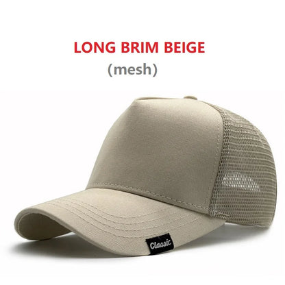 Big Head Man Baseball Caps Summer Mesh Plus