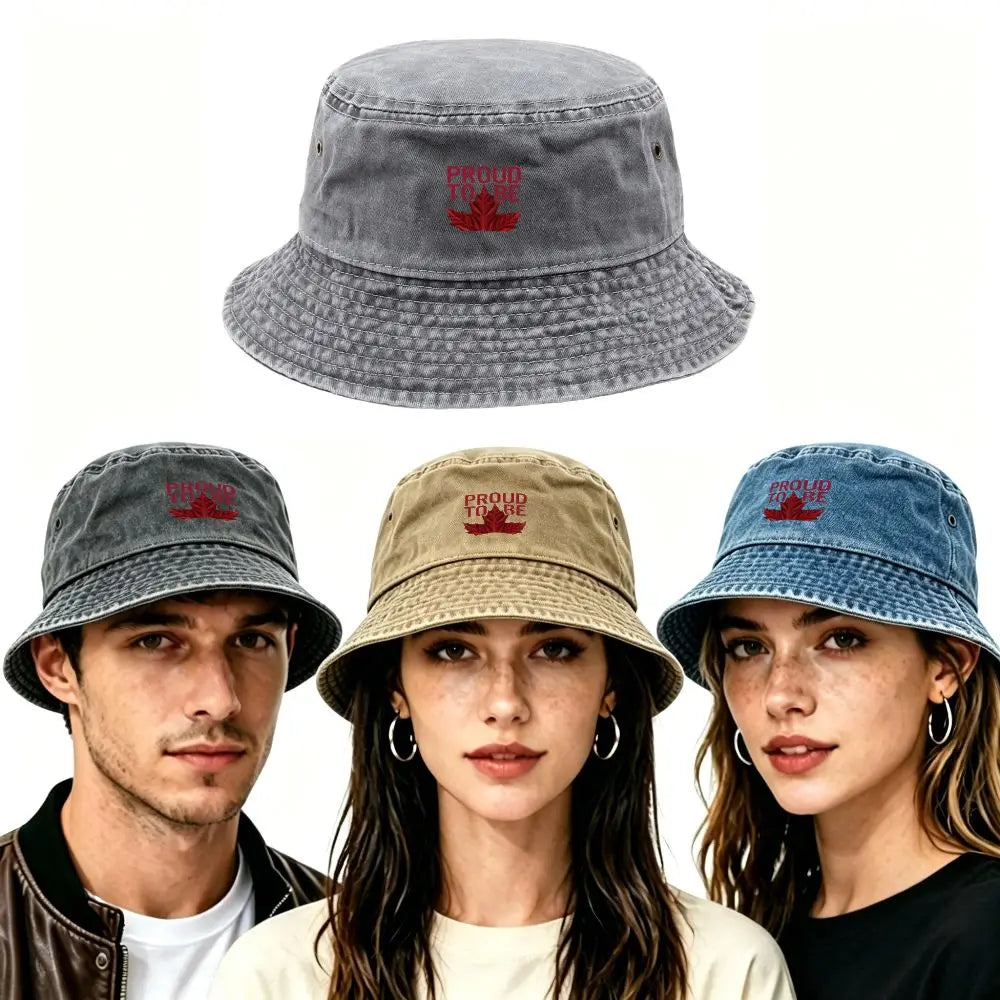 Canada Maple Leaf Bucket Hat Pride Style