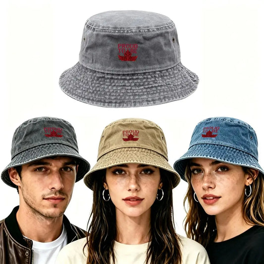 Canada Maple Leaf Bucket Hat Pride Style