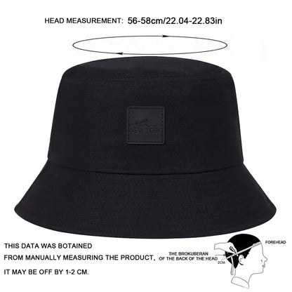 New York Leather Label Bucket Hat
