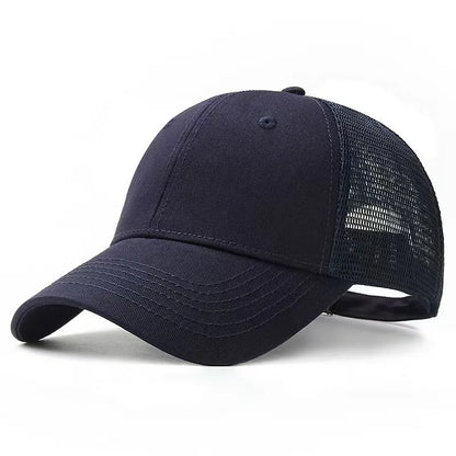 Big Head Man Baseball Caps Summer Mesh Plus