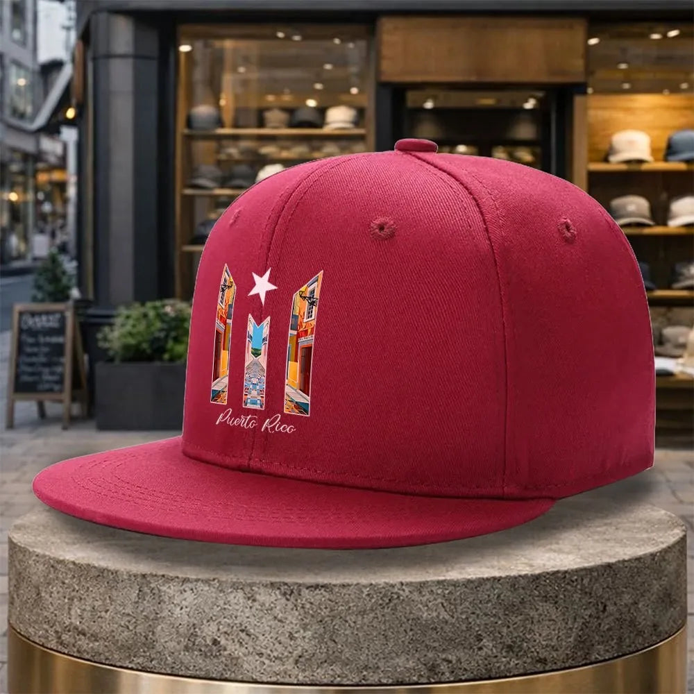 Puerto Rico Urban Art Snapback Cap