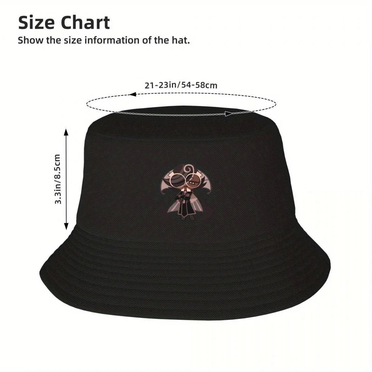 Espresso Cookie Run Kingdom Character Bucket Hat