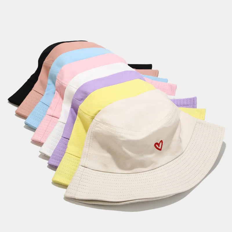 Couple Valentine Embroidered Ultra-Light Bucket Hat