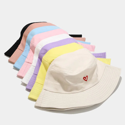 Couple Valentine Embroidered Ultra-Light Bucket Hat