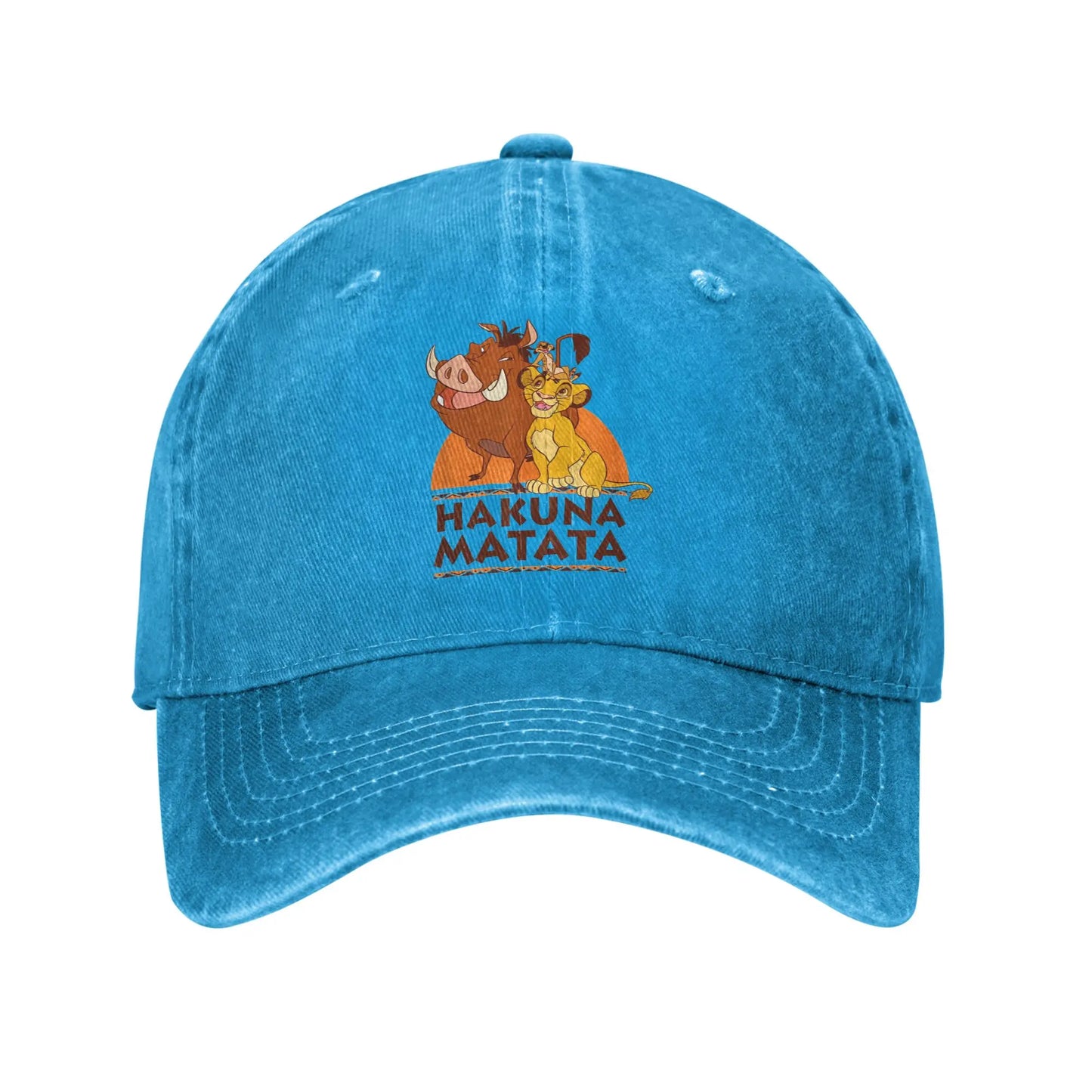The Lion King Hakuna Matata Simba Timon Pumbaa Summer Hip Hop Hats