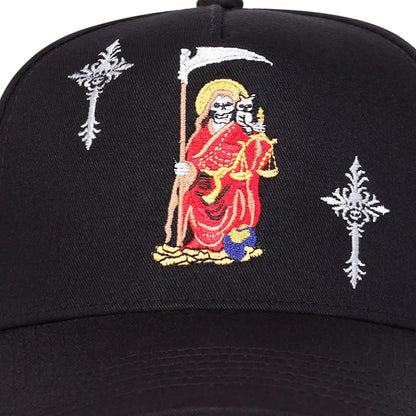 Unisex Gothic Cross Embroidery Baseball Caps