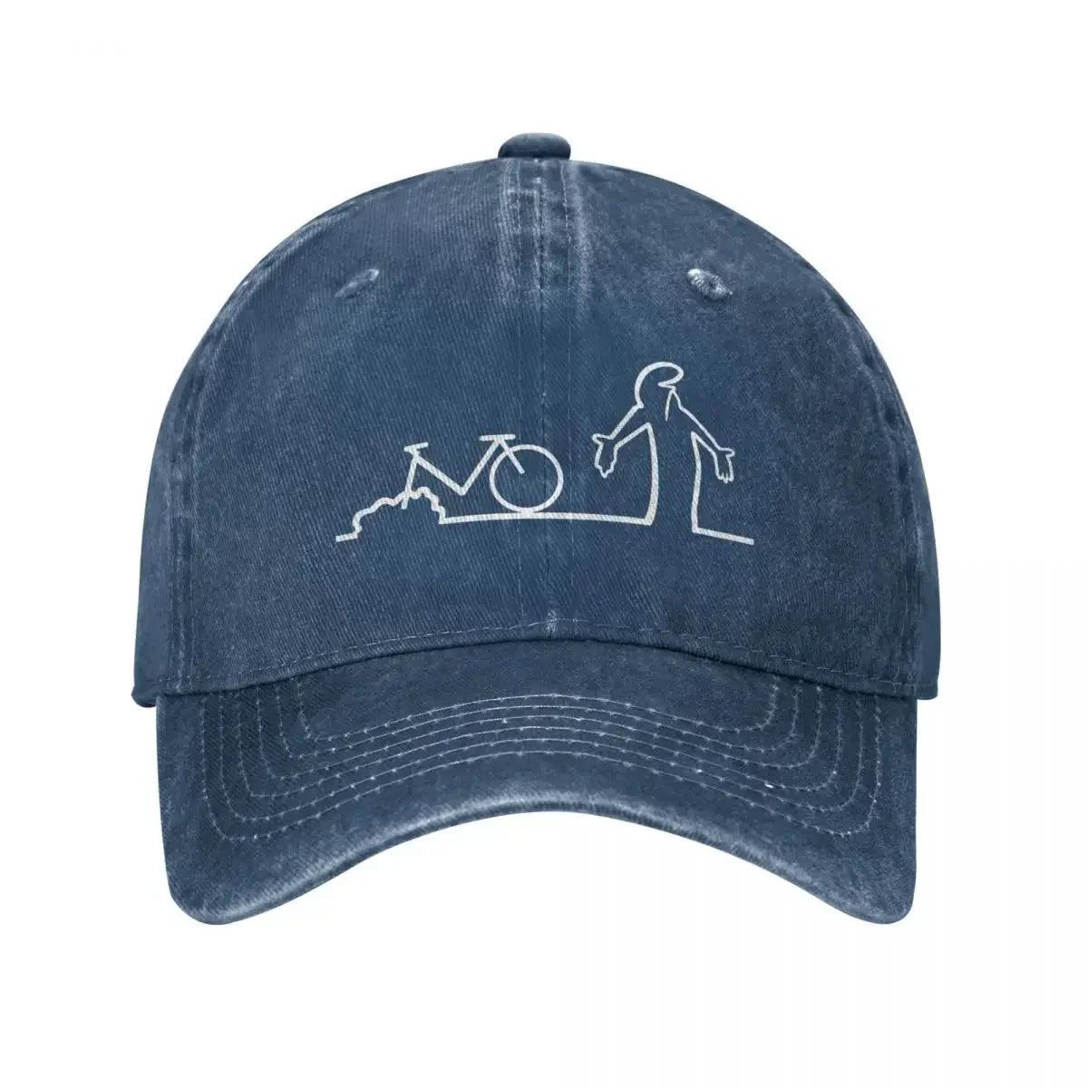 Bicycle La Linea Art Baseball Cap