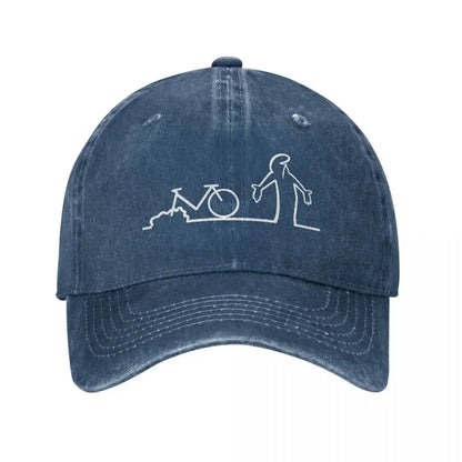 Bicycle La Linea Art Baseball Cap