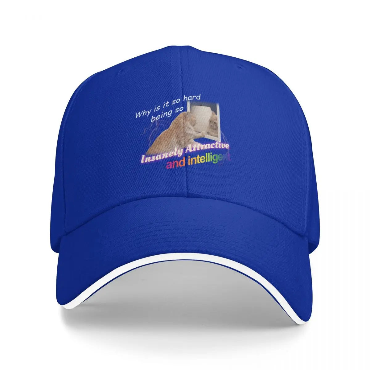 Insanely Attractive Intelligent Meme Baseball Cap