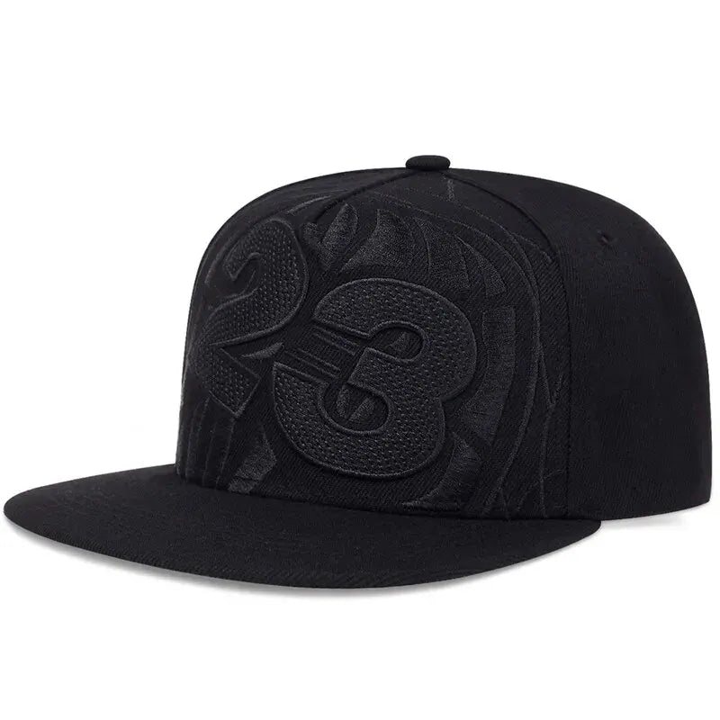 23 Basketball Embroidered Hip Hop Snapback Cap