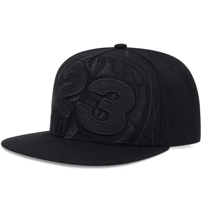 23 Basketball Embroidered Hip Hop Snapback Cap