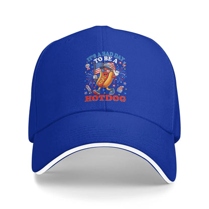 Bad Day To Be A Hot Dog Baseball Cap