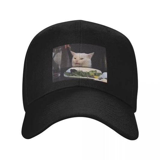 Smudge Cat Luxury Designer Baseball Cap