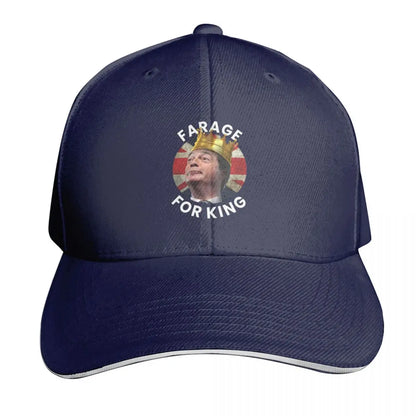 Nigel Farage For King Of Great Britain Baseball Cap