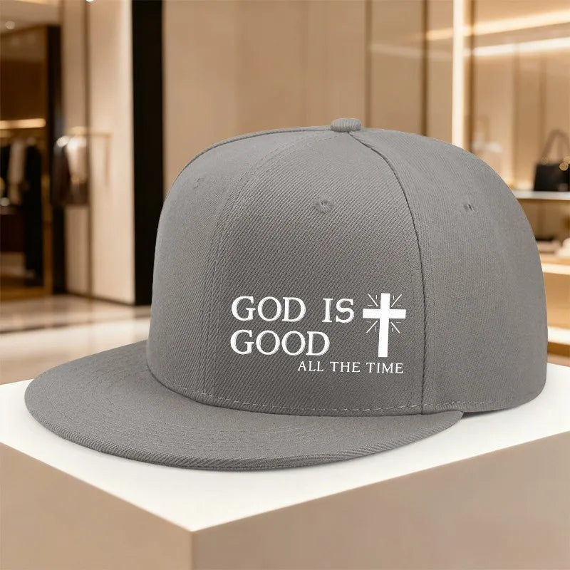 God Is Good Cross Snapback Cap