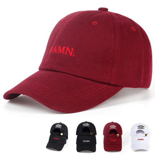 Luxury New Unisex DAMN Embroidery Baseball Designer Caps Man Woman Size 52-62cm