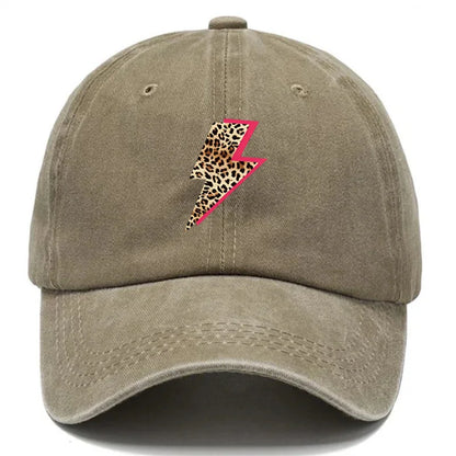 Leopard Lightning Adjustable Baseball Cap