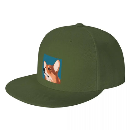 2026 Corgi Fashion Beach Tea Snapback Cap