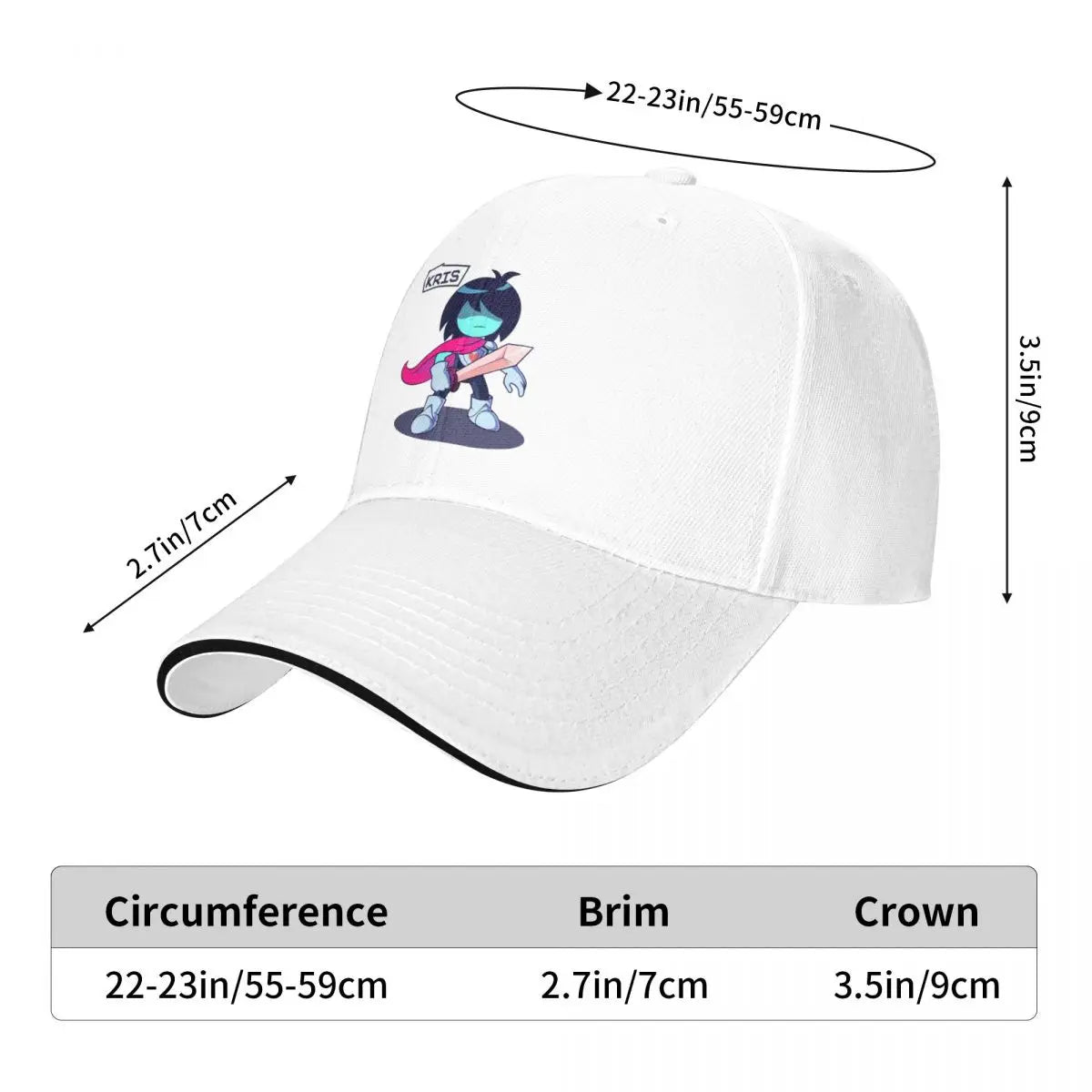 Deltarune Kris Customized Sport Baseball Cap