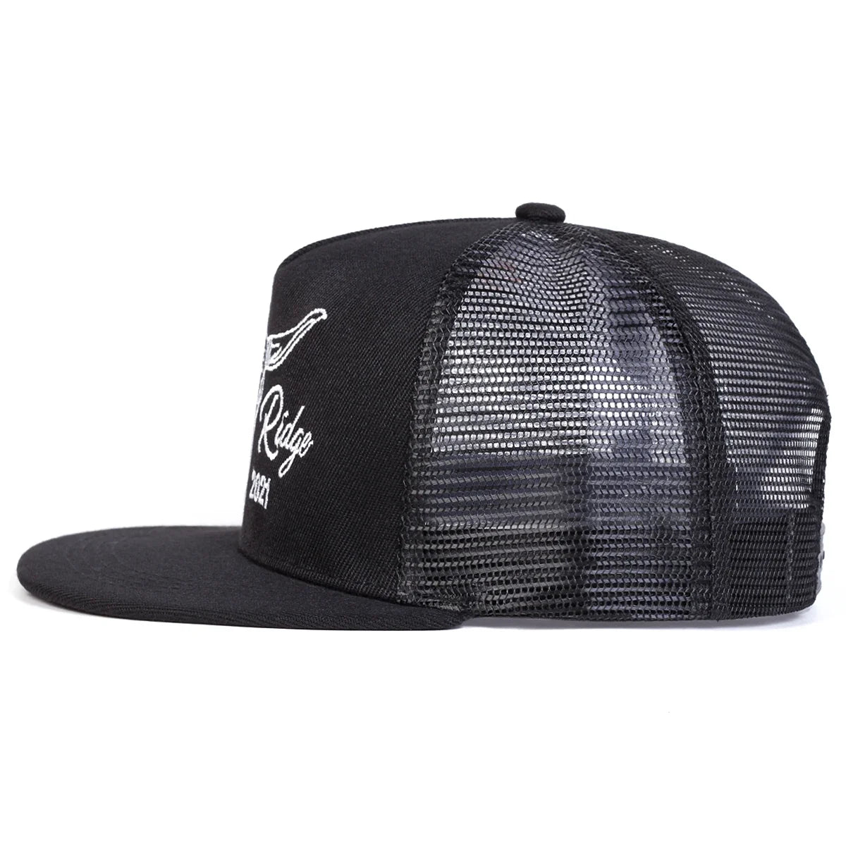 Ox Head Embroidered Mesh Trucker Snapback Cap