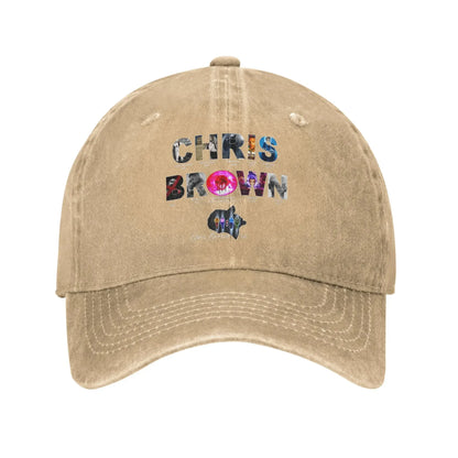 Chris Washed Casual Baseball Cap