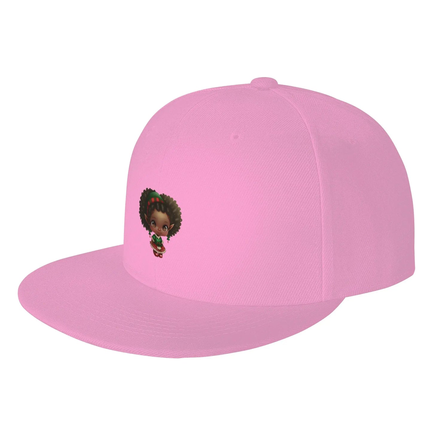 Afro Fabulous Christmas Elf Snapback Cap