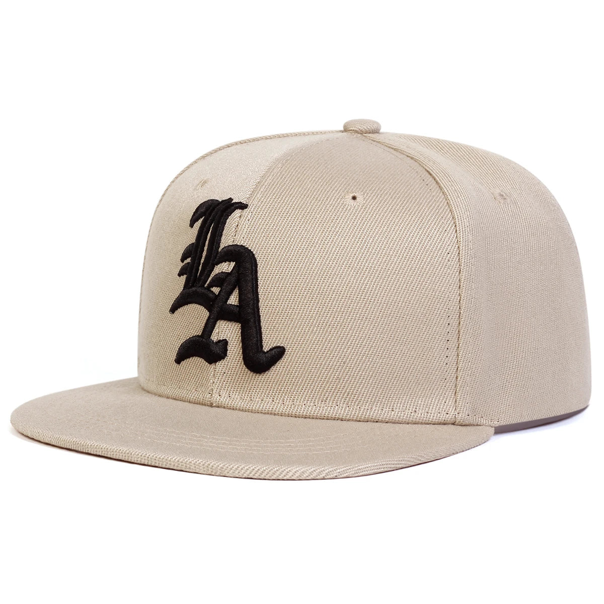 Gothic Letter Embroidered Hip Hop Snapback Cap
