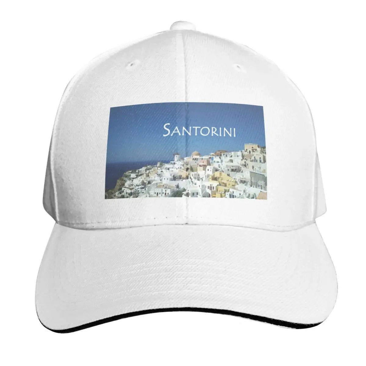 Santorini World's Best Places Baseball Cap