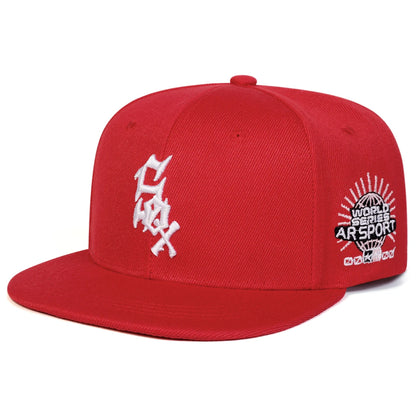 SOX Embroidered Hip Hop Snapback Cap