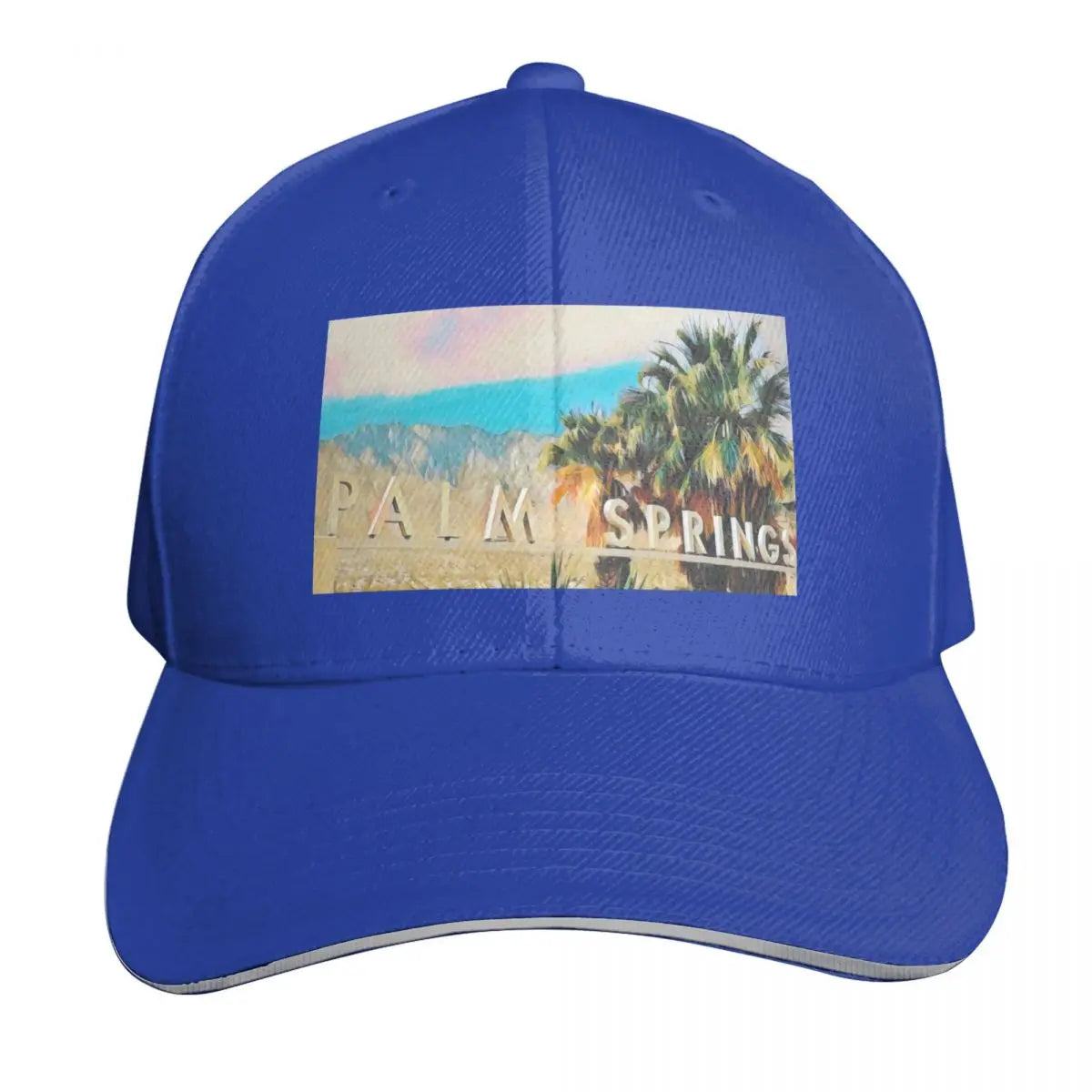 Palm Springs Sign Two Tone Snapback Baseball Cap