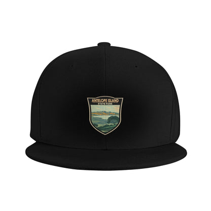 Antelope Island Utah Snapback Cap