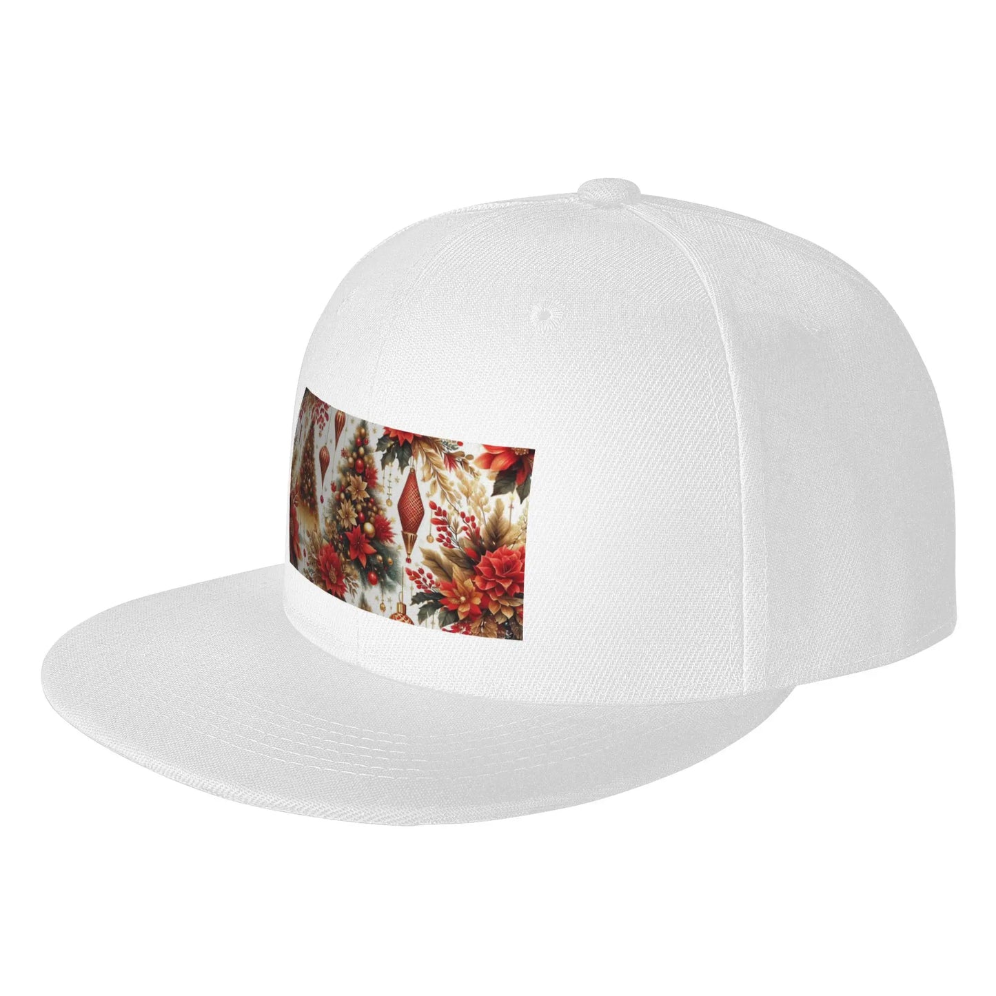 Fashion Wave Of Trees Holiday Pattern Snapback Cap