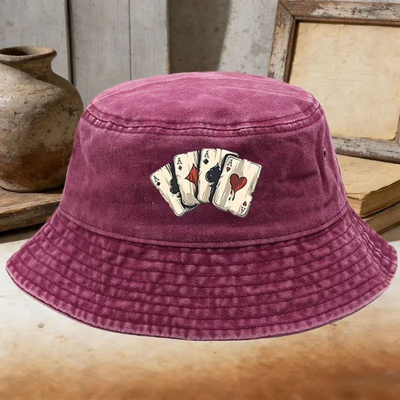 Retro Washed Cotton Bucket Hat Streetwear Fisherman Cap