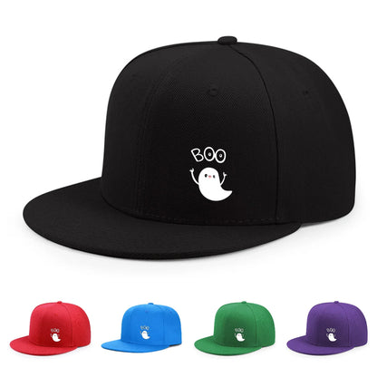 Festive Cap With Ghost Design Perfect For Halloween