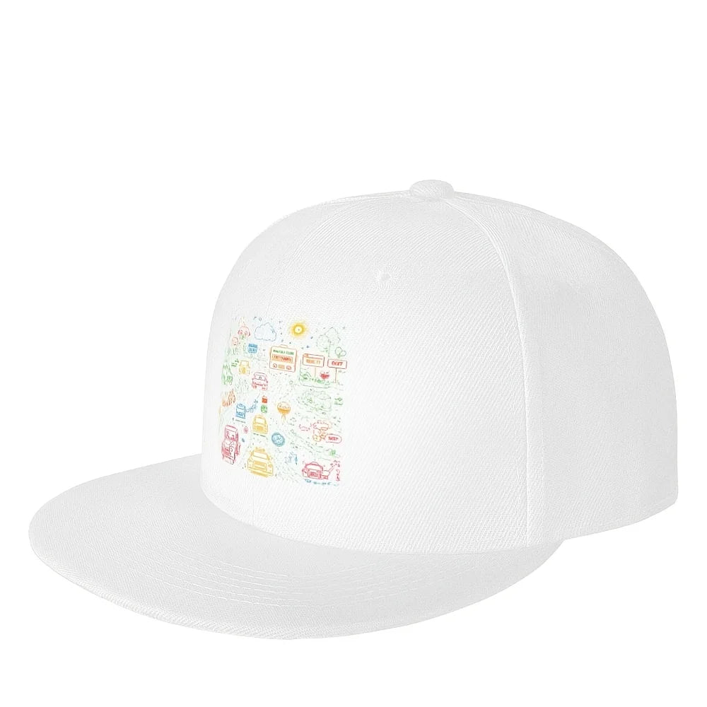 Road Trip Graphic High Crown Snapback Cap
