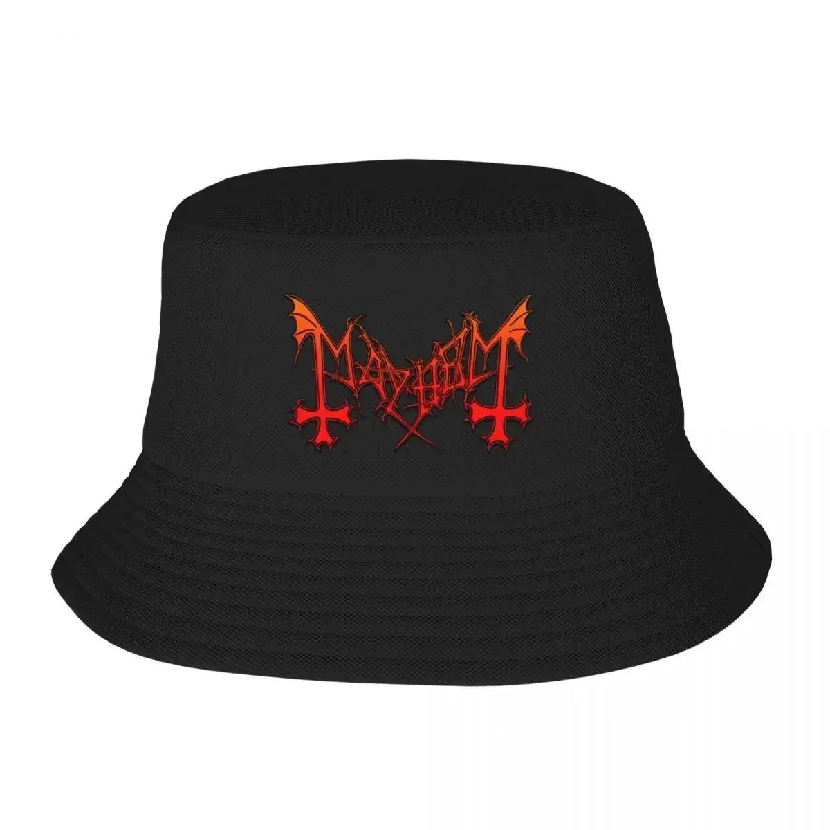 Mayhem Band Black Metal Graphic Bucket Hat