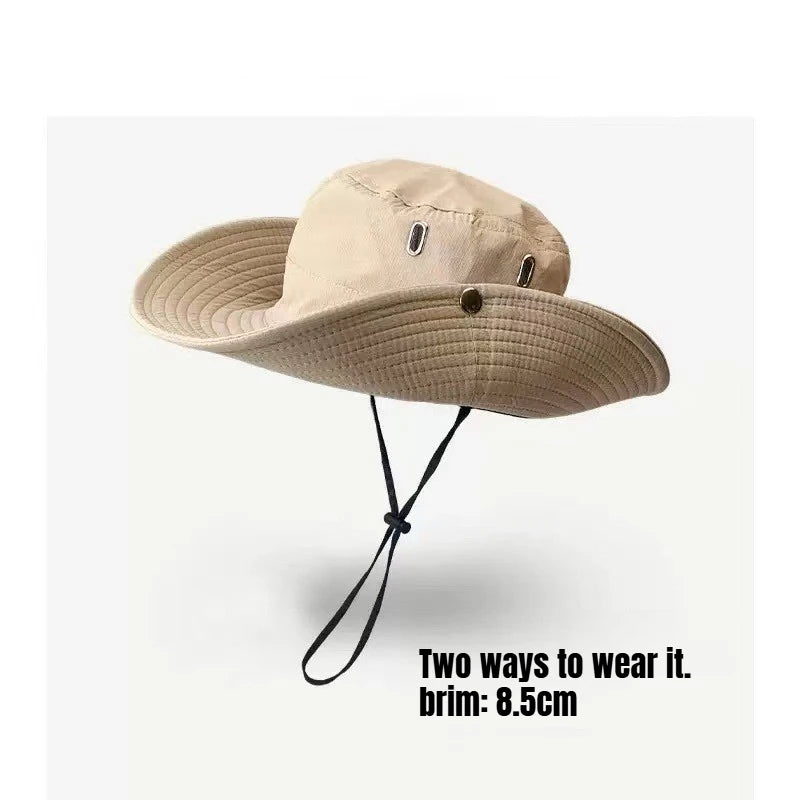 Waterproof Wide Brim UV Protection Fishing Bucket Hat