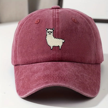 Cute Sheep Pattern Baseball Hat For Men And Women
